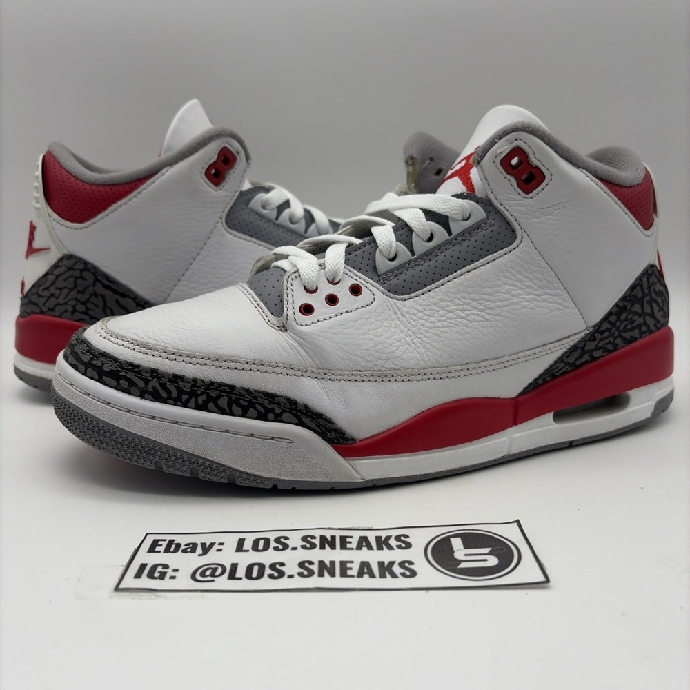 Size 10 - Jordan 3 Retro Mid Fire Red (DN3707-160)